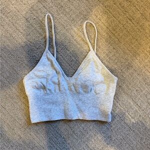 ALO Yoga Delight Bra in Dove Grey Heather